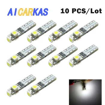 

AICARKAS 10 PCS T5 LED Car Interior Light 3 LED 3528 Led Car Car Instrument Cluster Panel Dashboard Lamps Gauge Bulbs DC 12V