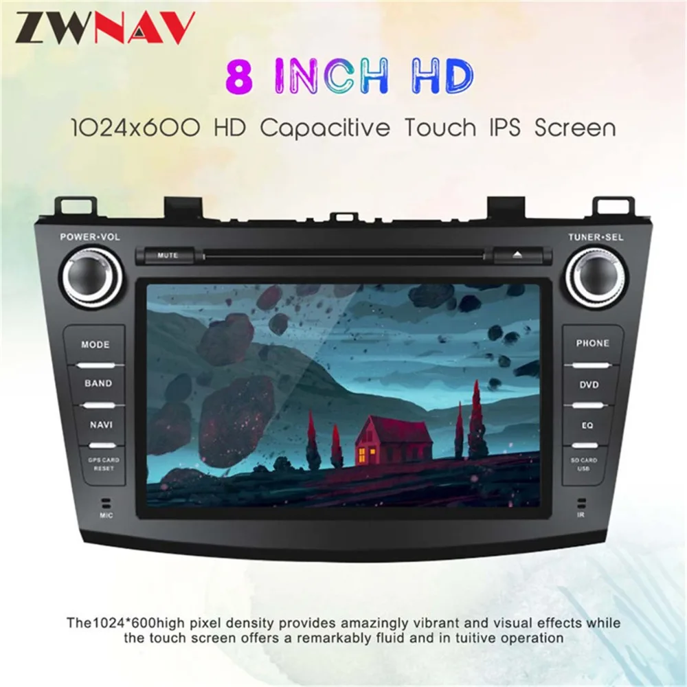 Flash Deal The Latest Android 9.0 System 2Din Car GPS Navigation DVD Player Unit For Mazda 3 Axela 2009 2010 2011 2012 2013 2