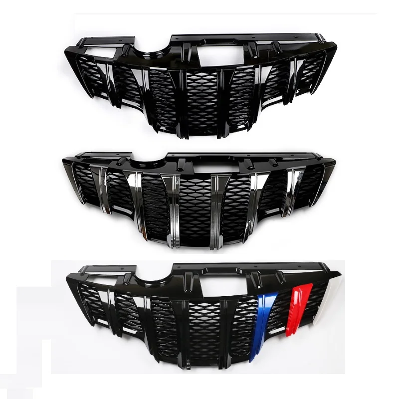 

EXTERIOR AUTO FRONT MESH MASK TRIMS COVERS FRONT BUMPER ABS MODIFIED GRILL GRILLS FIT FOR X-TRAIL XTRAIL T32 AUTO GRILLE 2014+