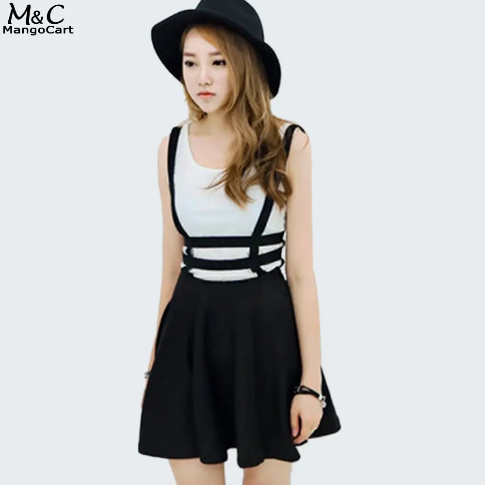 Buy FANALA Cute Suspender Skirts Women Girl Skater