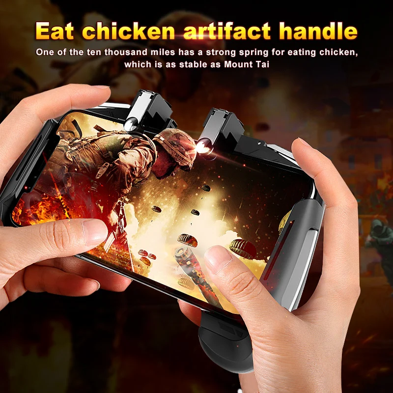 Игровой контроллер AK16 PUBG геймпад для iPhone кнопка запуска огня L1R1 джойстик Pubg