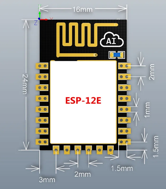 1 шт. отличная это версия 1 шт. ESP-12F ESP-12E ESP8266 удаленный последовательный порт wifi беспроводной модуль