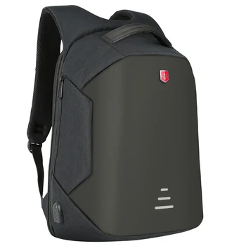 

Anti Theft Business Backpack Men External Charging USB Function Laptop Backpack Swiss Oxford Waterproof Travel bags 15.6 inch