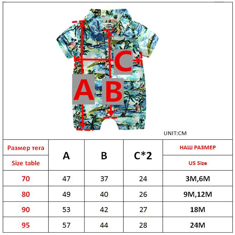 Летняя одежда для маленьких мальчиков шорты в гавайском стиле красный комбинезон Детский комбинезон Одежда для младенцев Детские костюмы с рисунком ананаса