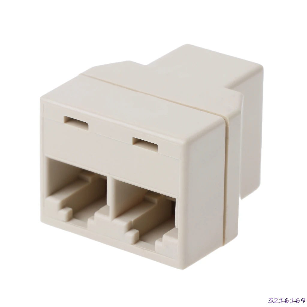 

RJ45 CAT5 CAT5E Network Ethernet 1to2 Connector Adapter-34#