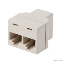 RJ45 CAT5 CAT5E сети Ethernet 1to2 разъем адаптера-34