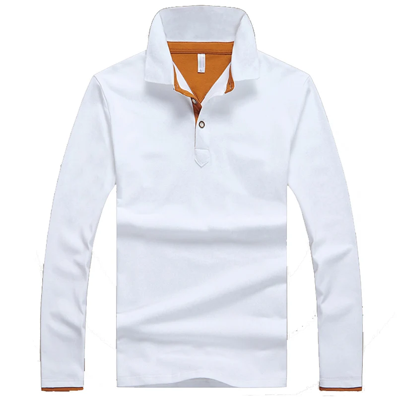 

HEE GRAND 2018 Hot Sale Long-sleeve Polo Shirt Plus 5 Colors Casual Turn-down Collar Polo Good Quality Polo Shirt Men MTP452