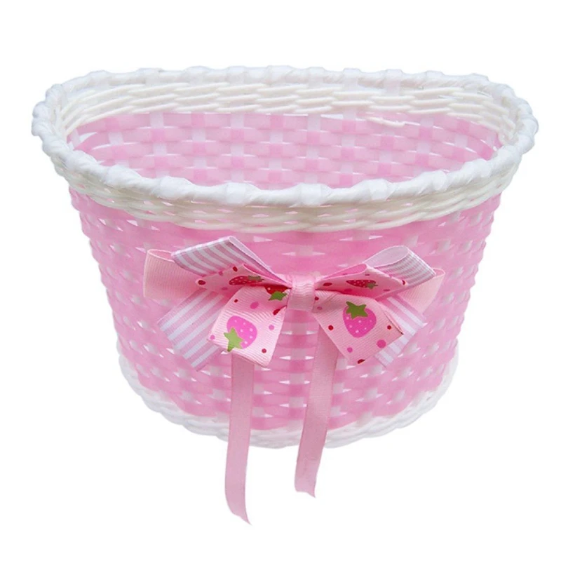 Top Children Bicycle Basket mit Bow On Belly Pink 0