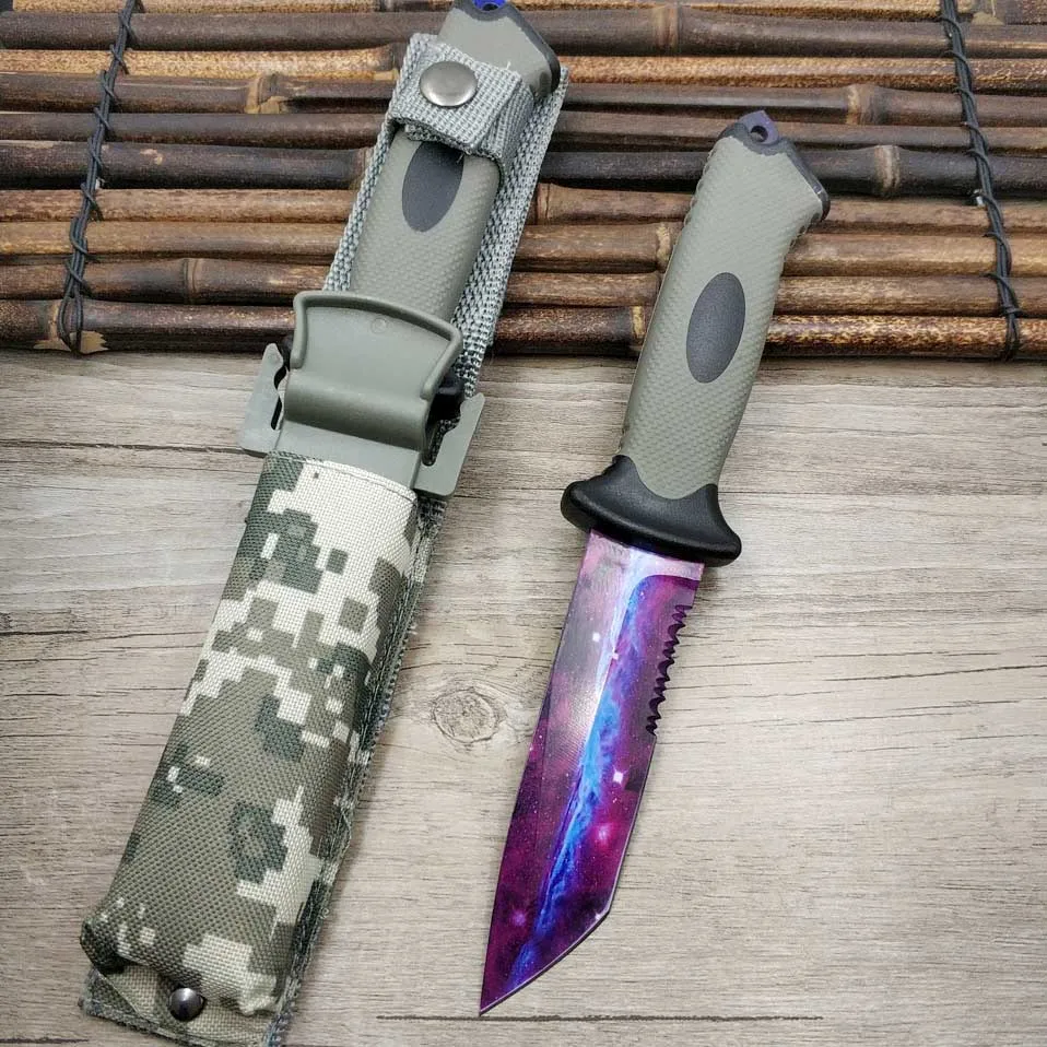 Ножи из нержавеющей стали CS GO Real Bear интегрированная ручка тактический пилозуб