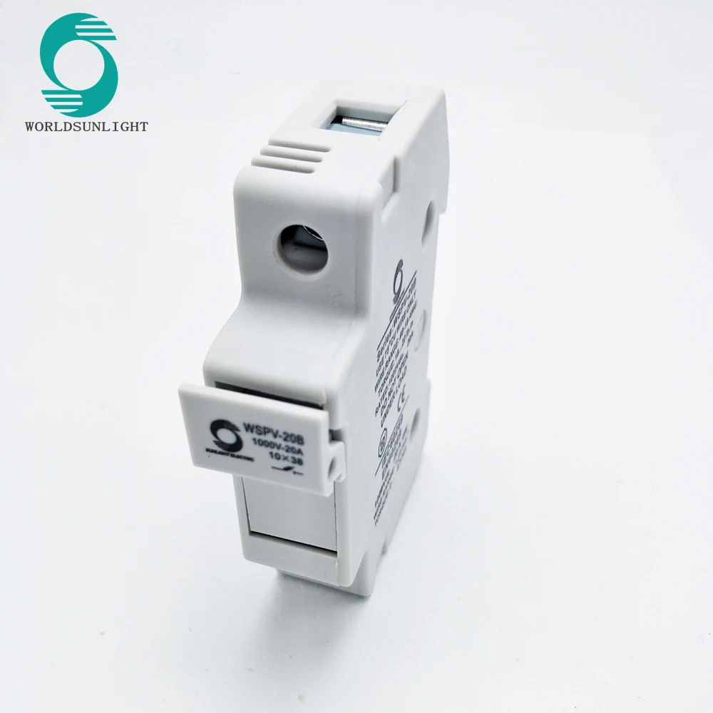 High voltage solar PV DC fuse holder for pv solar system with TUV CE RoHS Approval