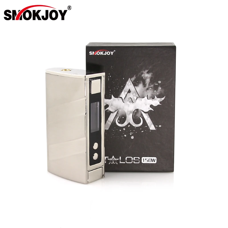 100% оригинальная Smokjoy talos 150 Вт VW поле mod 150 Вт питания по Двойной 18650 Батарея электронная сигарета mod испаритель VAPE кальян mod