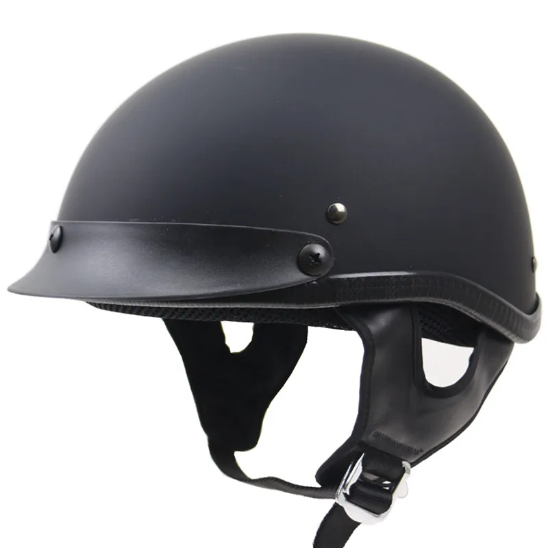 Download Uni Sex Half Face motorcycle helmet DD buckle chopper bike ...