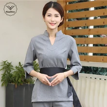 Новинка, комбинезон для салона красоты, костюм для массажа, женский костюм для педикюра, оздоровительный клуб, для ног, для ванны, косметолога, Рабочая форма