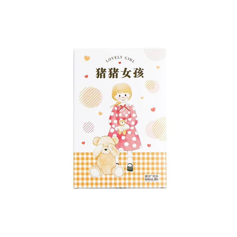 30 листов/Набор Kawaii милая девочка открытка/поздравительная открытка/открытка на Рождество и год подарки открытки