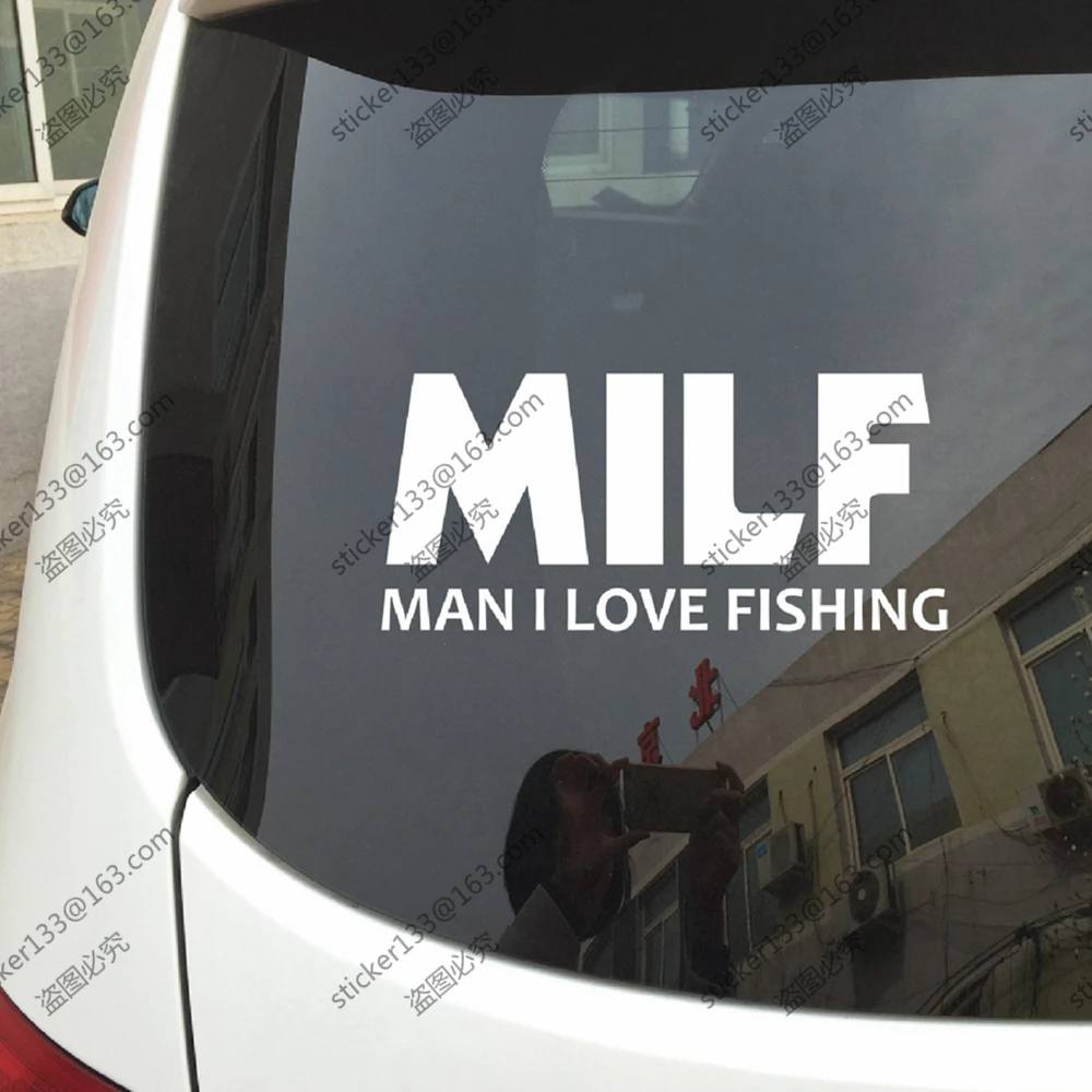 Love Fishing Vinyl Sticker Decal 