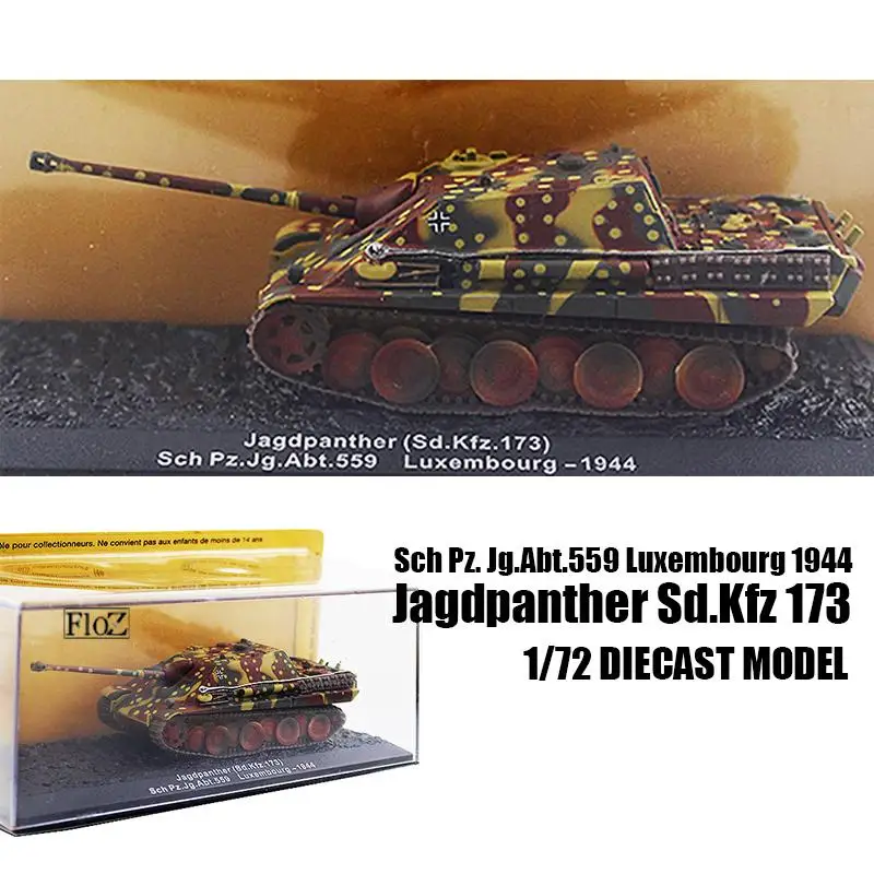 WWII German Jagdpanther Sd. Kfz 173 Sch Pz. Jg. Abt.559 luxember 1/72 TANK IXO