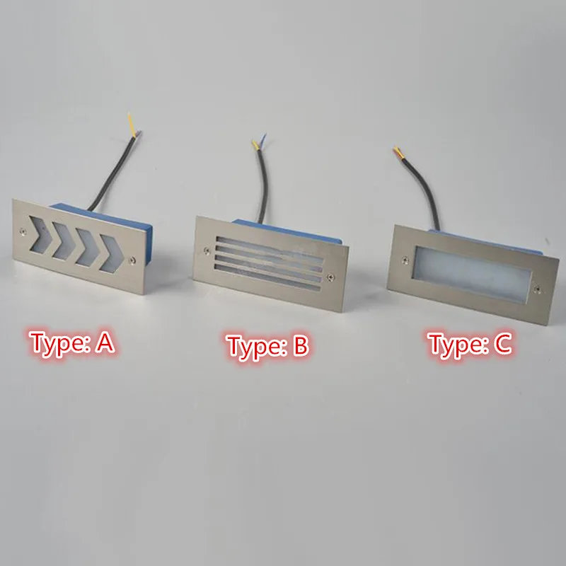 Conduziu a Lâmpada de Parede à Prova Água para a Praça do Jardim Led ao ar Caminho Luzes Livre 4 w Branco Quente-265 v - Dc12v d' Stairway Iluminação Subterrânea Ip68 85 2 Lâmpadas subterrâneas