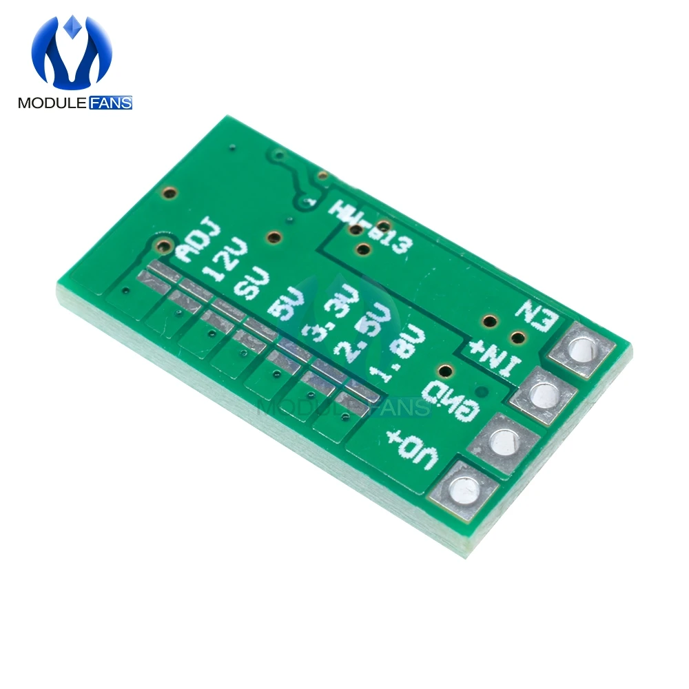 5 шт. понижающий модуль питания мини DC-DC 12-24 В до 5 В 3 А понижающий преобразователь напряжения Регулируемый 1,8 в 2,5 в 3,3 В 5 в 9 в 12 В