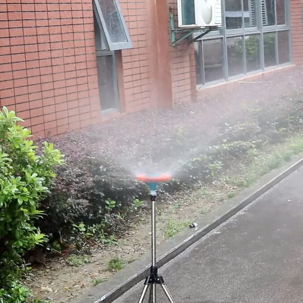 Garden Sprinkler Plants Irrigation Kits Plant Waterer Irrigation Sprinklers Garden 1/2" Male Thread Rotary Three-Arm Water Sprinkler Agriculture Watering 360 Degrees Automatic Sprinkler Irrigation 1 Pc