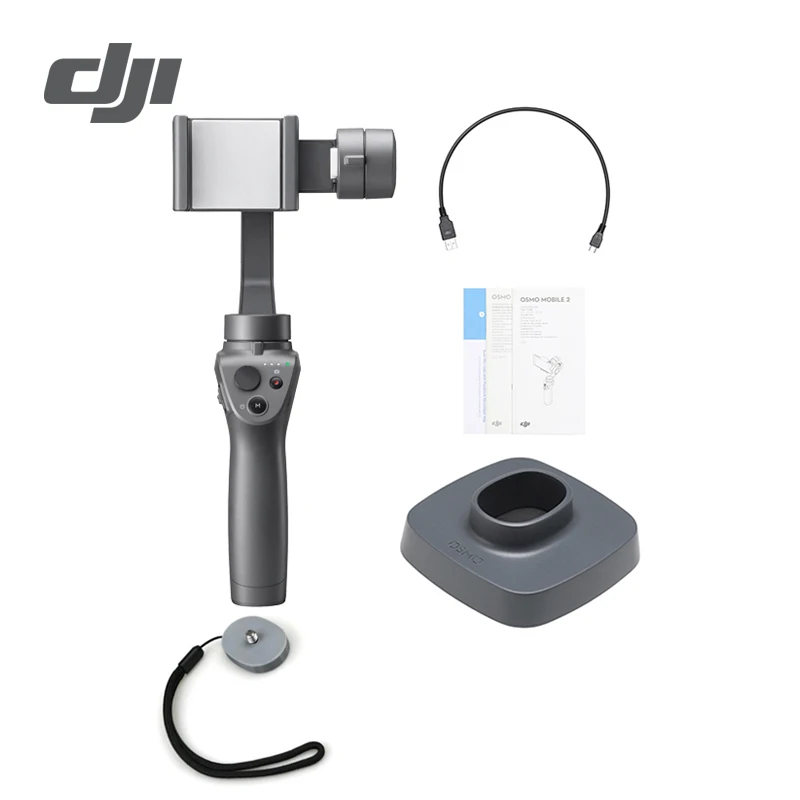 

DJI Osmo Mobile 2 3-Axis Handheld Stabilizer for Smartphone 3-axis Handheld Gimbal Stent Zoom Control Panorama for iPhone Huawei
