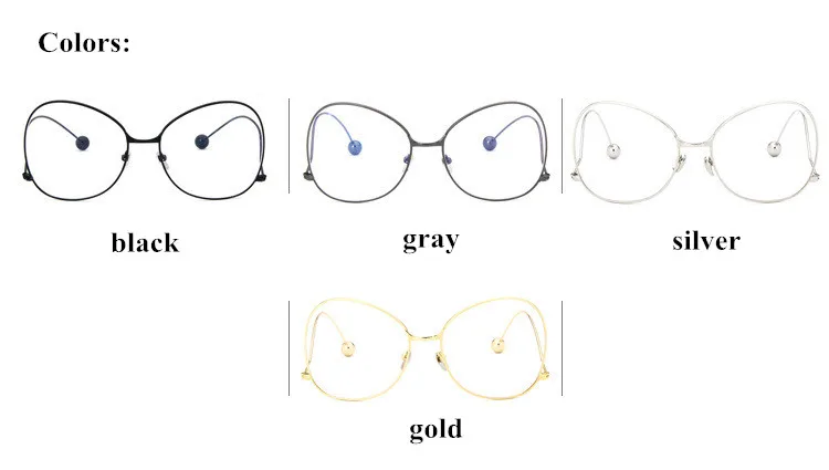 Модные женские металлические оправы для очков, мужские брендовые титановые оправы для очков, Золотая Защитная оправа с очками oculos de grau femininos