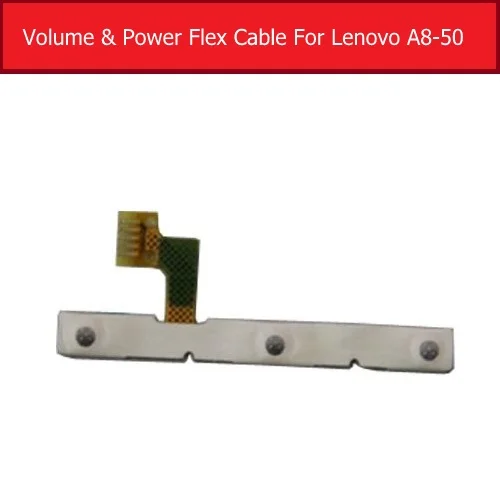 

Genuine up/down Volume & Power flex cable For Lenovo TAB 2 A8-50 Power & Volume control side key switch tablet replacement