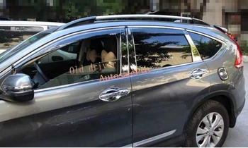 

Strong and handsome Aluminium Alloy Black + Sliver Roof Rack Side Rails Bars Luggage Carrier For Honda CRV 2012-2015 2016