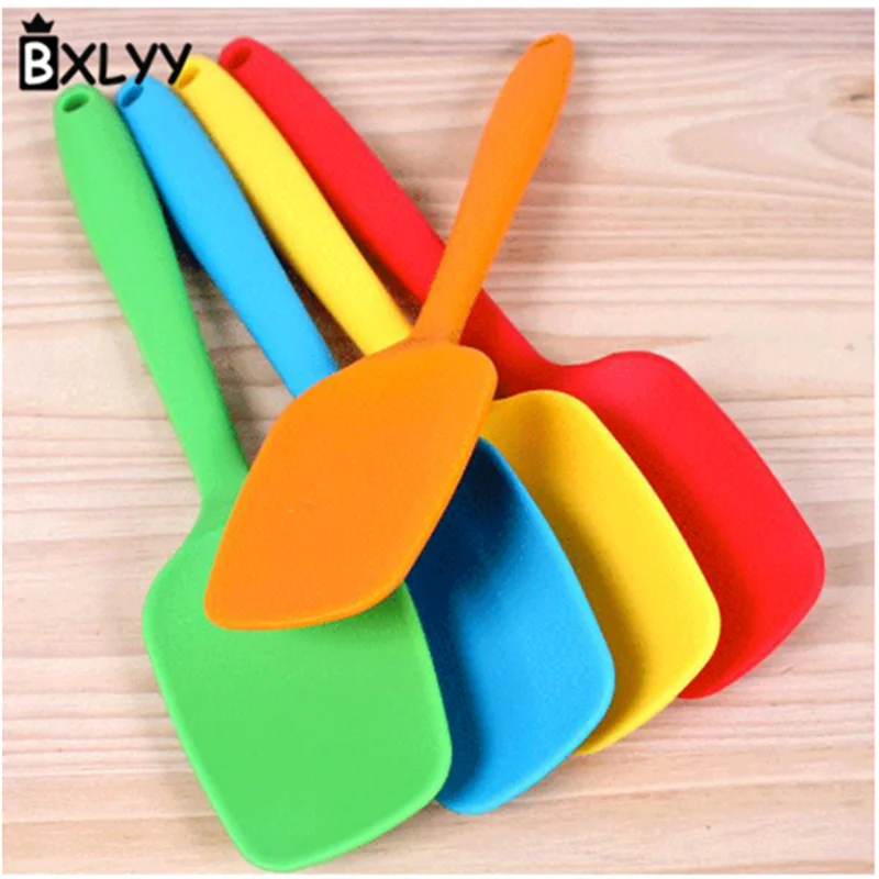  BXLYY Large One Silicone Knife Cake Spatula Cream Spoon Kitchen Baking Accessories Butter Scraper G
