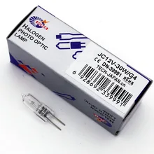 DONAR DN-39991 JC 12 V 30 W JC12V-30W/G4 12V30W sub мини двухконтактный Фото Дисплей галогеновая лампочка лампа для микроскопа