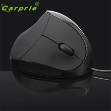 CARPRIE Проводная эргономичная вертикальный usb‑мышь оптическая для лечения запястья для портативных ПК 20A Прямая