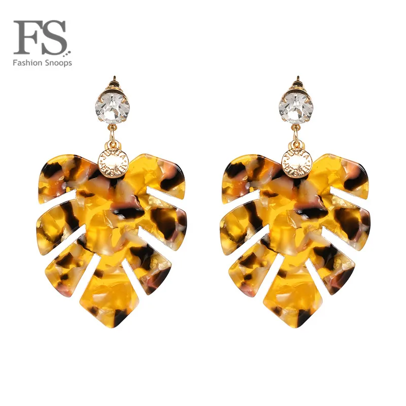 

FASHIONSNOOPS Handmade Bohemian Resin Pendant Drop Earrings Jewelry Earrings for Women Wedding Statement Dangle Earring Charm