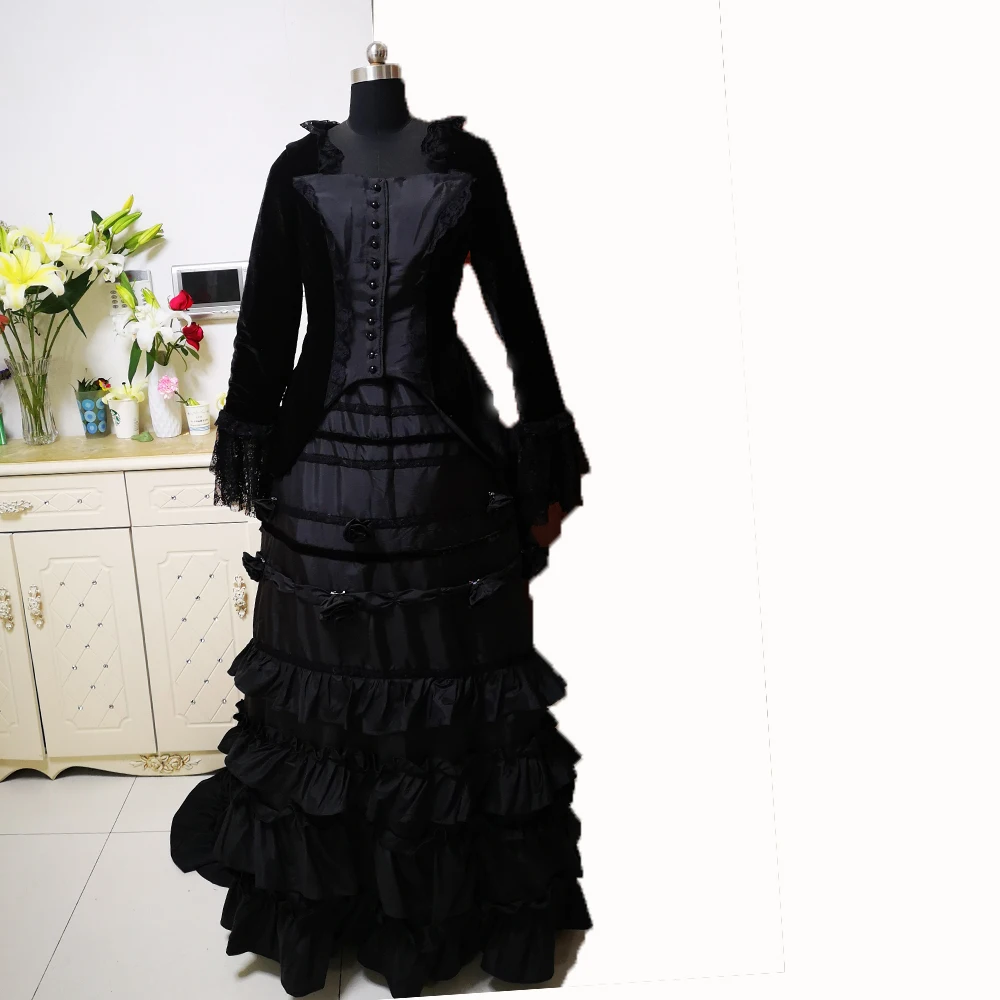 Женское платье в викторианском стиле/винтажное для Хэллоуина|vintage dress|victorian