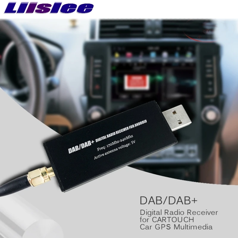 Liislee DAB/DAB + для Android навигации автомобиля gps Multimedia Car DVD цифровой радиоприемник