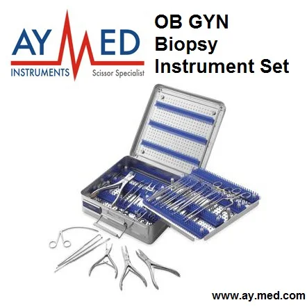 

Premium Quality OB GYN Biopsy Instrument Set - Surgical Surgery Scissors