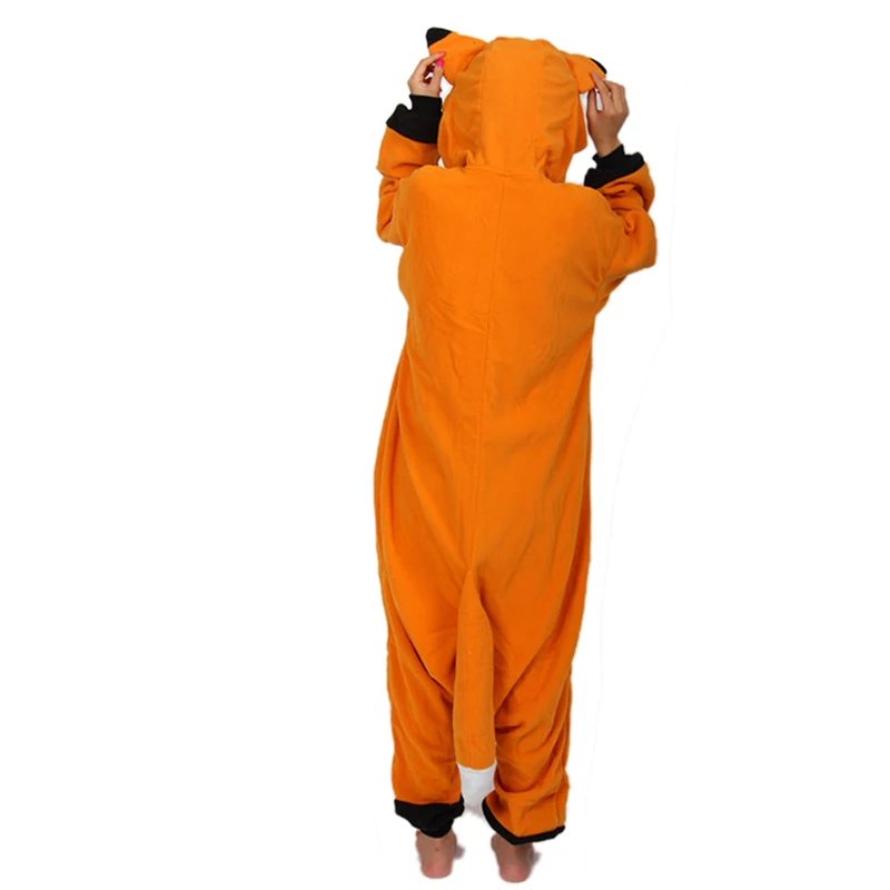 JINUO 2018 новый Fox пижама в виде животного для косплея onesie Для женщин костюм одна