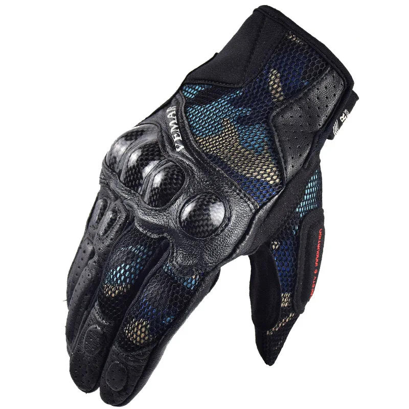 VEMAR moto rcycle перчатки гоночные 3D сетчатые технологии guantes moto cross moto rbike перчатки с сенсорным экраном защитные перчатки M~ XXL - Цвет: VM-175