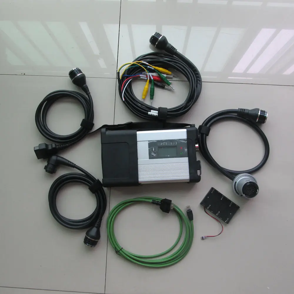  MB Stern C5 MB C5 Mulitplexer + sd c5 ssd software 20199 v + kabel für autos & lkw diagnose + table