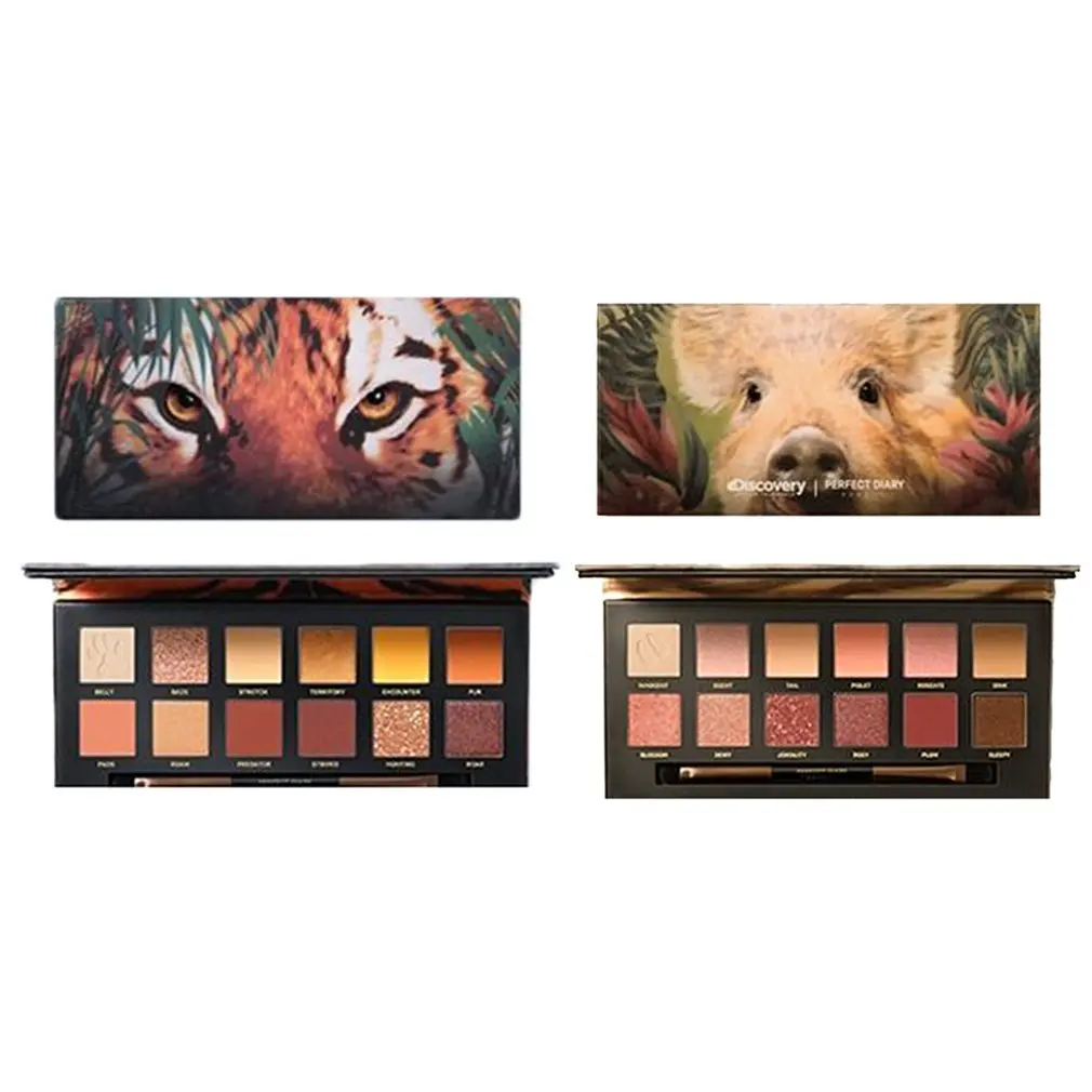 

Explorer 12-color eyeshadow new 12-color explorer series eyeshadow pearlescent matte desert rose eye shadow