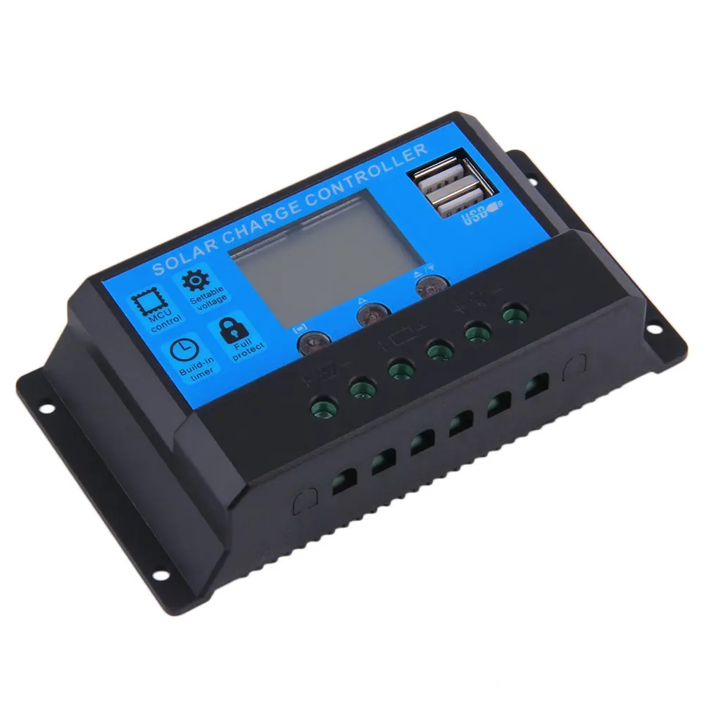 

Newest Hot 20A 12/24V Auto Switch Solar Charge Controller LED Display 2 USB Ports 88