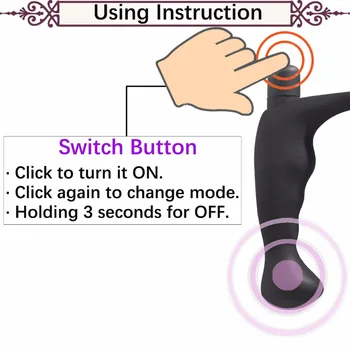 Butt Plug Male Masturbator for Men Prostate Massager Anal Vibrator Sex Toys for Man Adults Erotic Toys Fantasy Sex Machine Shop 2