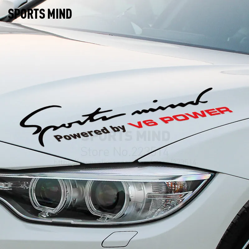 10 Pieces Sports Mind V6 Power Car Sticker Decal Car Styling For Bmw