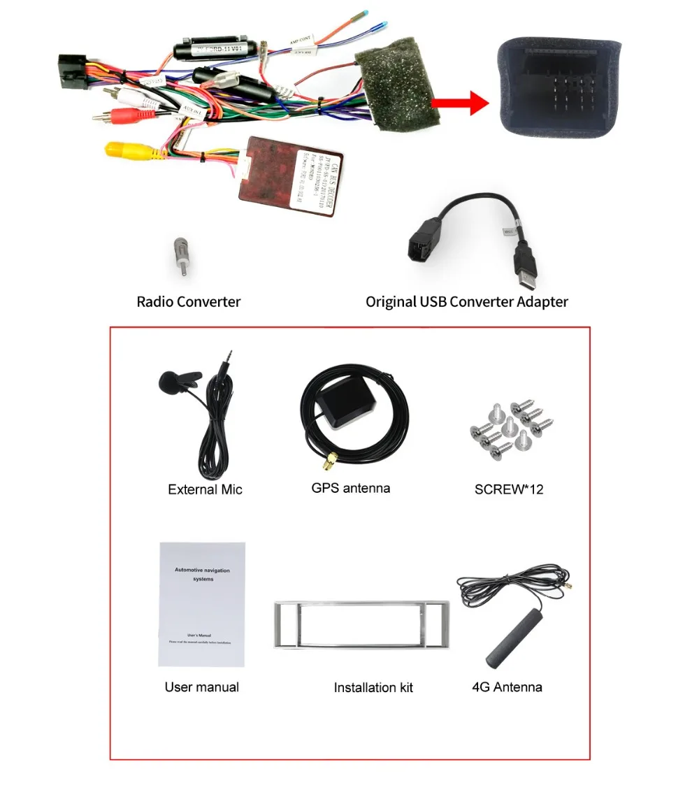 Cheap 9"Android 8.1 Car Radio Stereo 4GB+64GB Head Unit  For Ford Focus 2005-2012 GPS NO DVD Player Built-in 4G Modem Carplay DSP 23