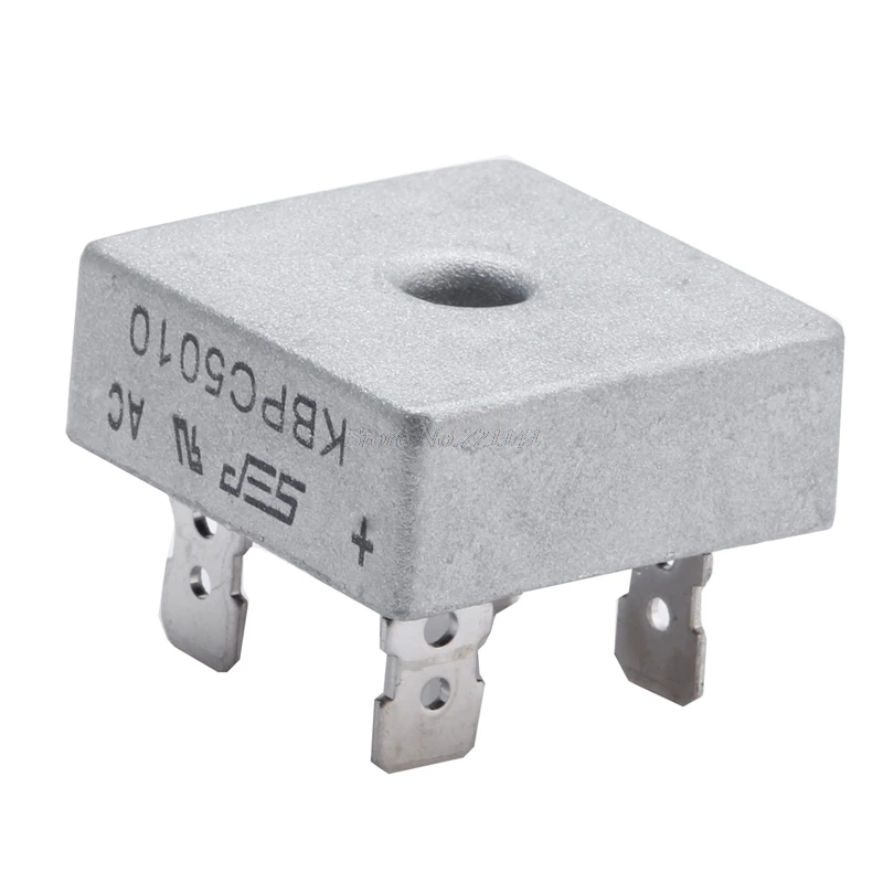 5Pcs 50A KBPC5010 1000V Metal Case Single Phases Diode Bridge Rectifier diode bridge rectifier,rectifier diodes,electrical rectifier diodes