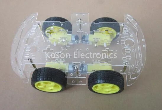 Умный автомобиль шасси/4WD/4 колеса приводной силы хронологический/магнитный