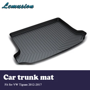 

1Set Car Cargo rear trunk mat For VW Tiguan 2012 2013 2014 2015 2016 2017 Boot Liner Tray Waterproof Anti-slip mat Accessories