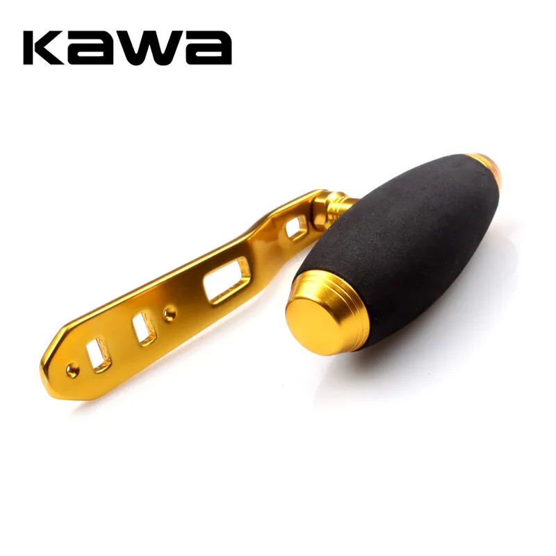 Kawa New Fishing Reel Handle, Fishing Rocker, Trolling Wheel Handle, Double Hole Size 8*5mm 110mm Length Red Black Gold color
