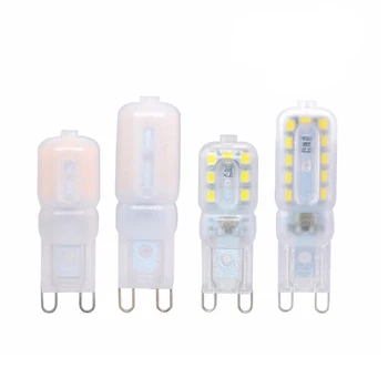 

10pcs/lot 3W 5W G9 decoration lighting AC110V/220V G9 corn bulbs 720 degree high lumen G9 lamp for living room decoration