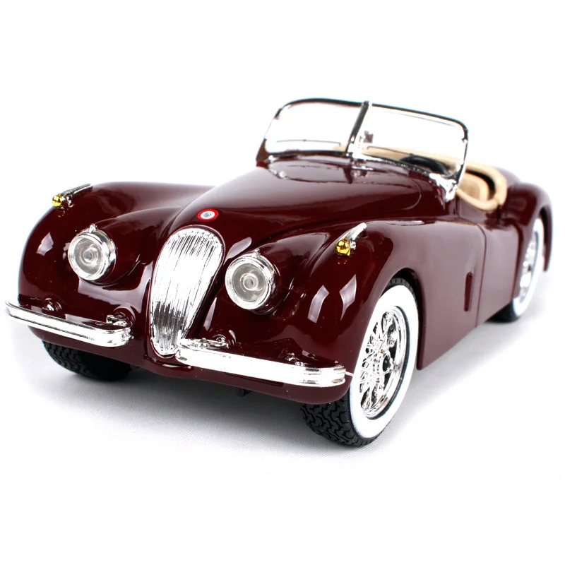 Bburago 1:24 1951 Jaguar XK 120 Roadster сборка DIY гоночный литой под давлением модель комплект наборы автомобилей игрушка Новинка в коробке 25061