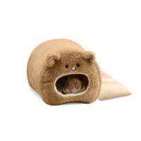 Pet-Products-Small-Animal-Bed-Hamster-Squirrel-Sugar-Glider-Cartoon-Style-House-With-Pad-Winter-Warm