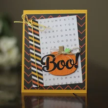 InLoveArts  Letters Boo Metal Cutting Dies Scrapbooking 69.85*28.57mm Craft New 2019 Embossing Stencil Card Decoration Halloween